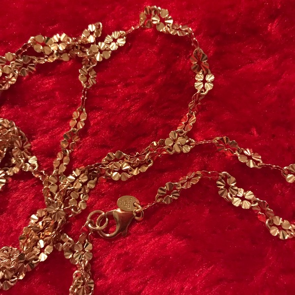 Vintage Bronze Milor Italy Rose Gold Link Necklace - Picture 11 of 16